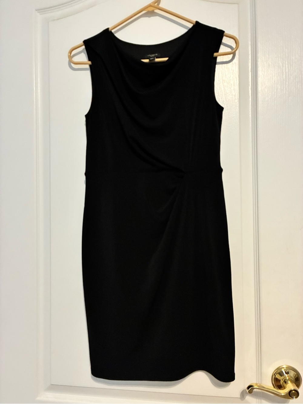 Ann Taylor Black Sleeveless Sheath Dress 0P